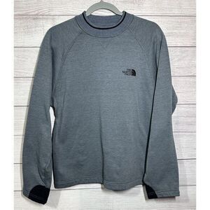 The North‎ Face Ultra Wick Sweatshirt Mens Small Pullover Gray Black Long Sleeve